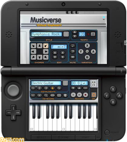 『Musicverse バーチャル キーボード』3DSで手軽に楽曲作りが楽しめる音楽制作ソフトが2016年3月2日に配信開始！_01