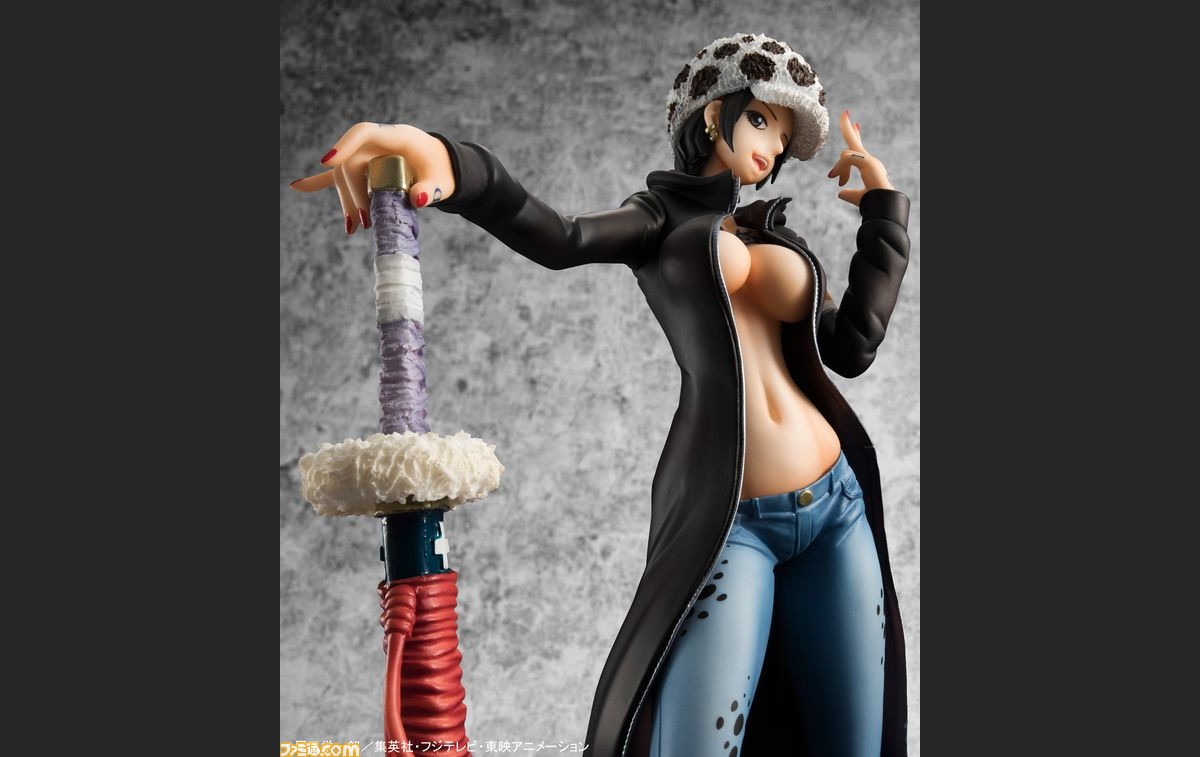 こんな色っぽい トラファルガー ロー になら手術されたい ワンピース 女体化フィギュア第1弾が登場 ファミ通 Com こんな色っぽい トラファルガー ロー になら手術されたい ワンピース 女体化フィギュア第1弾が登場 ファミ通 Com