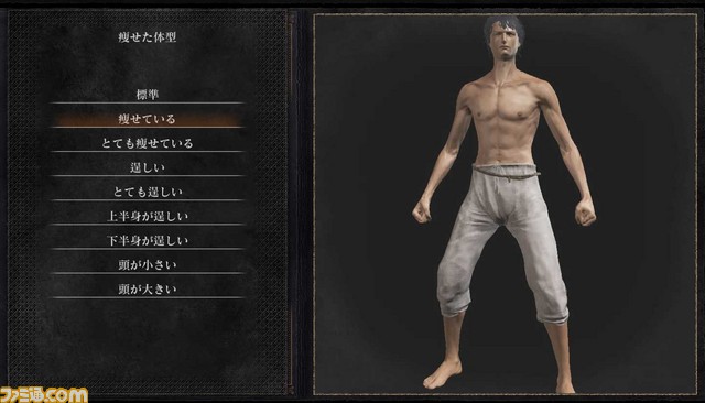 痩せている