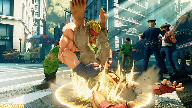 『ストリートファイターV』追加ダウンロードキャラクター第1弾“アレックス”のスクリーンショットが公開_01