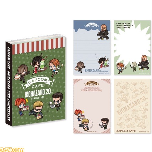 “カプコンカフェ×バイオハザード”コラボで販売されるグッズ情報が公開！　デフォルメキャラクターたちが描かれたかわいいグッズや“T-ウィルス”をイメージした香水などが販売_04