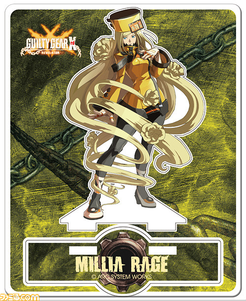 『GUILTY GEAR Xrd -REVELATOR-』のキャラクターイラストを使用したアクリルフィギュアコレクションのデザインが公開!!_04