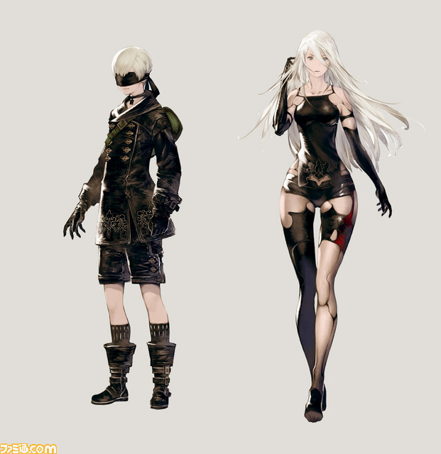 NieR:Automata ニーア ドンキ 等身大タペストリー A2 2B 9S NieR