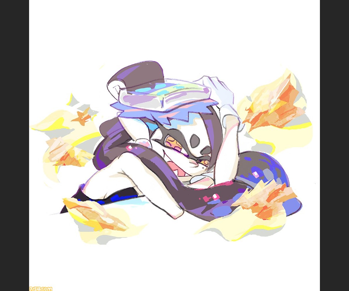 Splatoon スプラトゥーン 第13回フェス おにぎりの具といえば ツナマヨネーズ Vs 紅しゃけ のイラストが公開 ファミ通 Com Splatoon スプラトゥーン 第13回フェス おにぎりの具といえば ツナマヨネーズ Vs 紅しゃけ のイラストが公開 ファミ通 Com