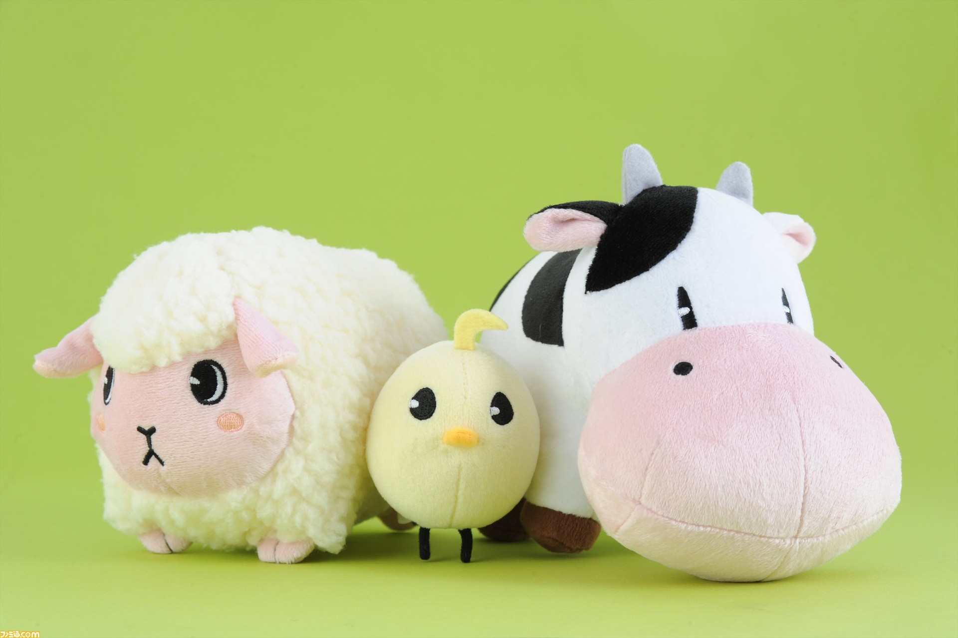 牧場物語 3つの里の大切な友だち にウシさん ヒツジさん ヒヨコちゃんのぬいぐるみを付けた ファミ通dxパック が登場 ファミ通 Com 牧場物語 3つの里の大切な友だち にウシさん ヒツジさん ヒヨコちゃんのぬいぐるみを付けた ファミ通dxパック が登場 ファミ通 Com