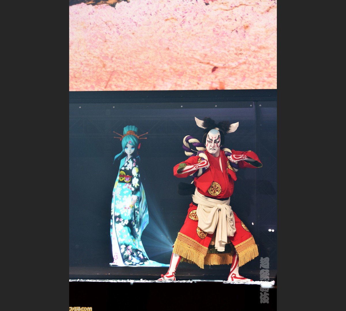 中村獅童 初音ミク出演の 超歌舞伎 今昔饗宴千本桜 に 古典芸能と最新技術の見事な融合を見た ニコ超16 ファミ通 Com