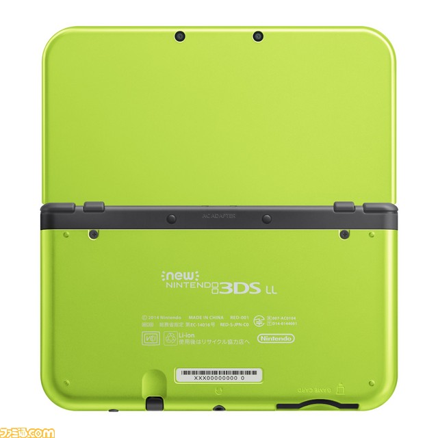 ☆未使用品☆極美品 Newニンテンドー3DS LL ライム×ブラック 生産終了+