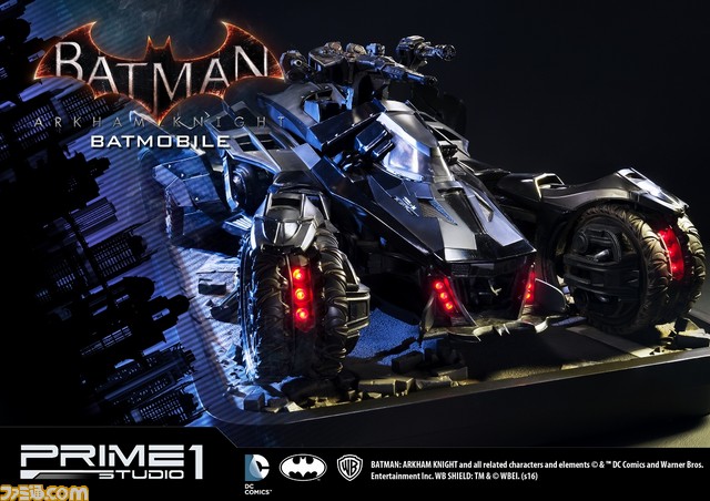『バットマン:アーカム・ナイト』世界500台限定の“バットモビール”1/10スタチューが登場、価格は19万円_05