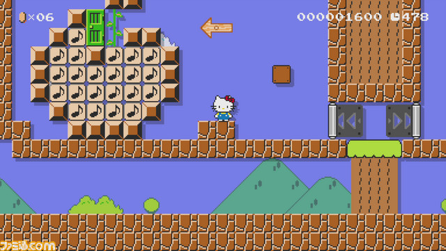 『スーパーマリオメーカー』にハローキティ&マイメロディのキャラマリオが登場!_01