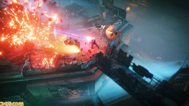 PS4用“極彩色トップダウンシューター”『ALIENATION』が6月2日に配信決定、日本限定キャンペーンも_14