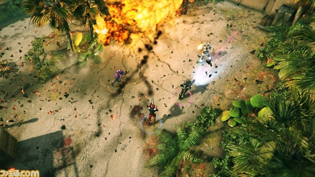 PS4用“極彩色トップダウンシューター”『ALIENATION』が6月2日に配信決定、日本限定キャンペーンも_08