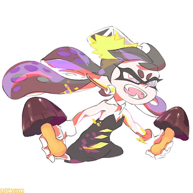 Splatoon スプラトゥーン 第15回フェス あなたはどっち派 きのこの山 Vs たけのこの里 のイラストが公開 ファミ通 Com