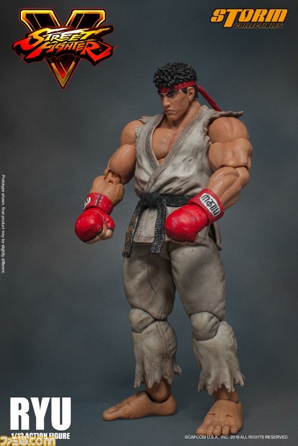 『ストリートファイターV』のリュウがアクションフィギュア化、どんなポーズも思いのまま_16