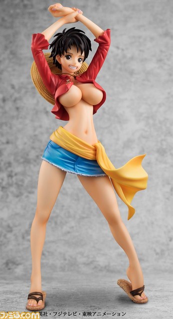 『ONE PIECE』のルフィが性別逆転してフィギュアに！_07