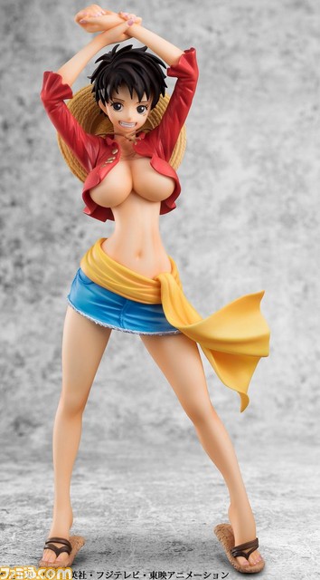 『ONE PIECE』のルフィが性別逆転してフィギュアに！_08