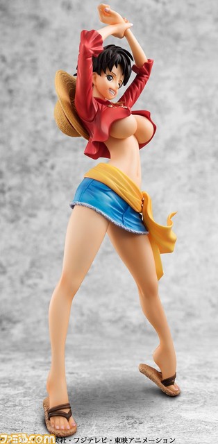 『ONE PIECE』のルフィが性別逆転してフィギュアに！_09
