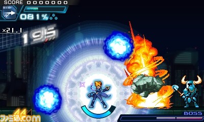 『蒼き雷霆ガンヴォルト 爪』と『ショベルナイト』のコラボ企画が決定！_09