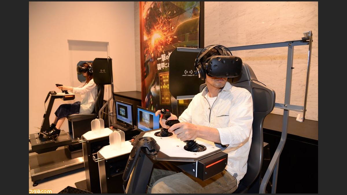 Vr Atシミュレーター 装甲騎兵ボトムズ バトリング野郎 を体験 Atに乗りたい という長年の夢がvrで実現した ファミ通 Com