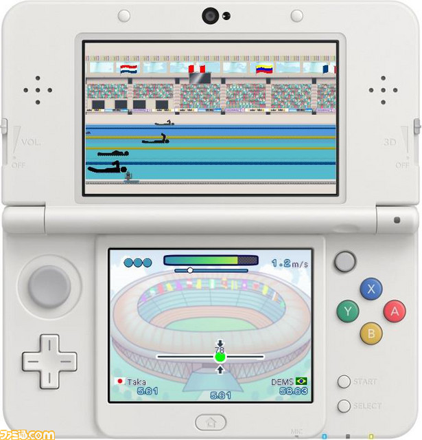 スーパーアスリート 棒人間 棒人間が走って飛んで泳ぐスポーツゲームが登場 ファミ通 Com