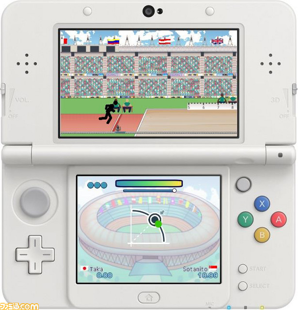 スーパーアスリート 棒人間 棒人間が走って飛んで泳ぐスポーツゲームが登場 ファミ通 Com