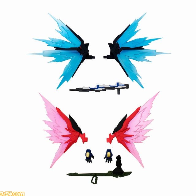 ストライクフリーダムとデスティニー両ガンダムの 光の翼 を再現できる食玩オプションセットが登場 ファミ通 Com ストライクフリーダムとデスティニー両ガンダムの 光の翼 を再現できる食玩オプションセットが登場 ファミ通 Com