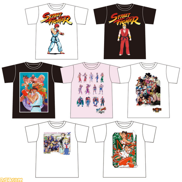 『ストリートファイターV』&シリーズを辿るTシャツ全9種が発売中!_02