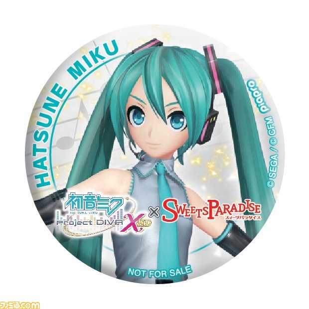 『初音ミク -プロジェクト ディーヴァ- X HD』と“スイーツパラダイス”の限定コラボメニューが新発売！_10