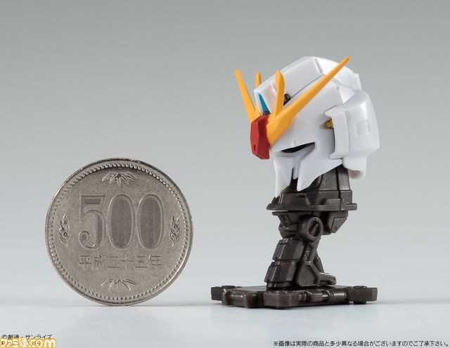 ガンダムヘッドが500円玉サイズの食玩で精密立体化 通常ver とクリアver で外装と内部構造を楽しめる ファミ通 Com