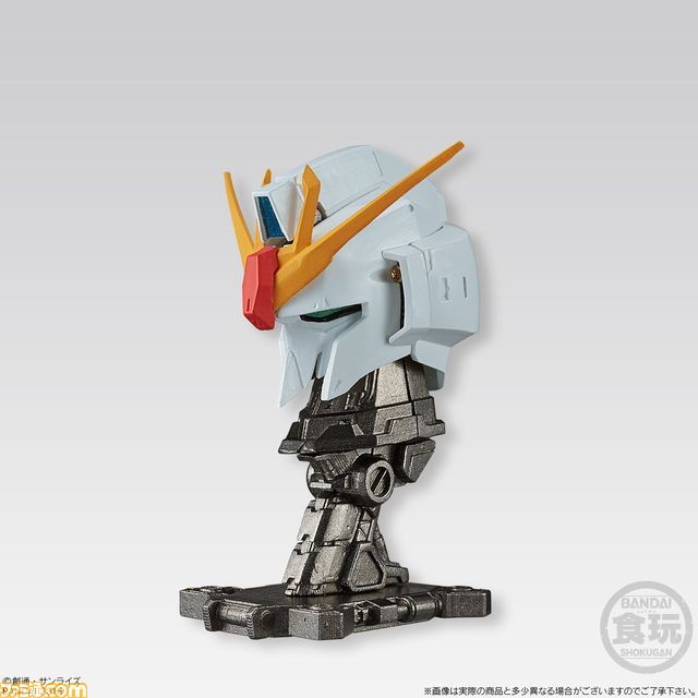 ガンダムヘッドが500円玉サイズの食玩で精密立体化、通常ver.とクリアver.で外装と内部構造を楽しめる！_07