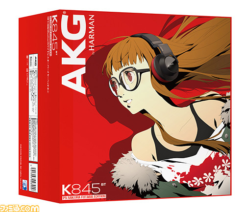 『ペルソナ5』と“AKG”のコラボモデルヘッドホンの描き下ろしパッケージイラストが完成!_01