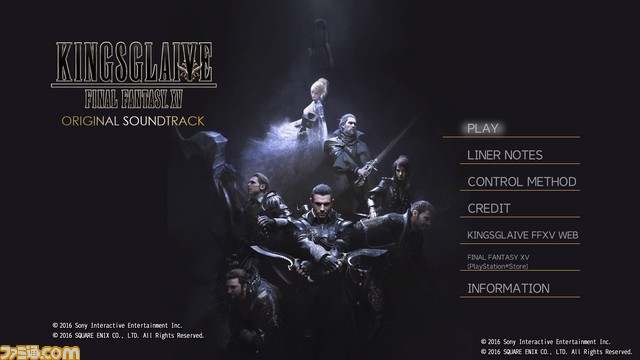 KINGSGLAIVE FINAL FANTASY XV オリジナル・サウンドトラック PlayStation_Plus Edition_000