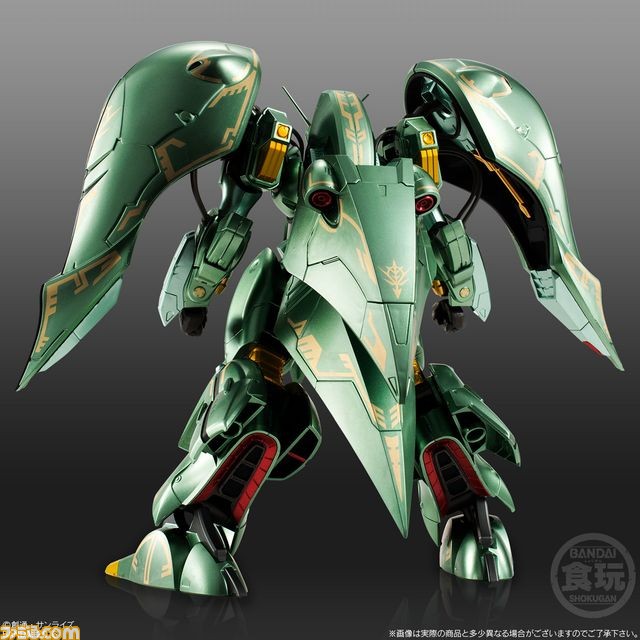 約20cm＆約2万円の巨大ガンダムMS食玩“クィン・マンサ”がメタリックカラーで登場_06