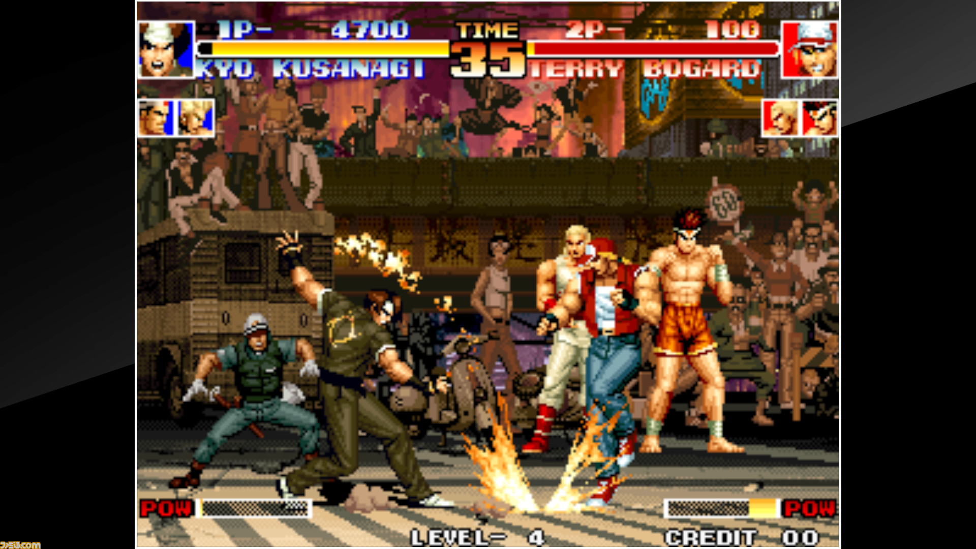 PS4向けアーケードアーカイブスでネオジオ作品が配信決定！ 『KOF'94 