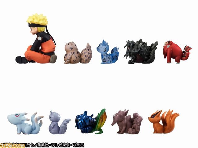 『NARUTO』の“うずまきナルト”と“尾獣”9体が、かわいいデフォルメフィギュアのセットで登場_08