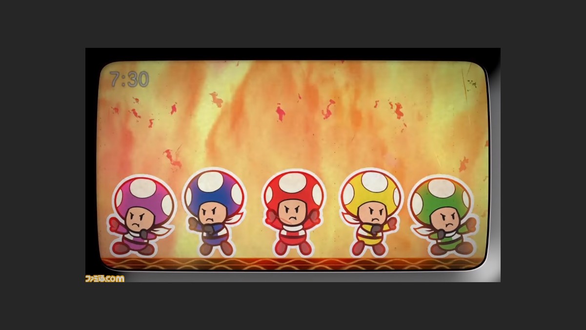 主役がそんなにえらいのか キノピオにスポットを当てた ペーパーマリオ カラースプラッシュ 新pvが公開 ファミ通 Com