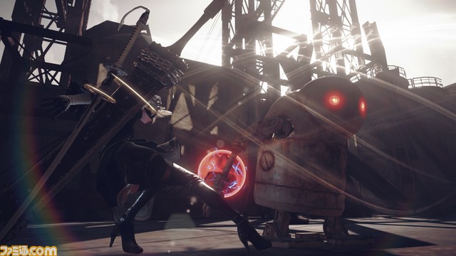 『NieR:Automata(ニーア オートマタ)』爽快なアクションバトルの詳細を最新画面とともにお届け!_14