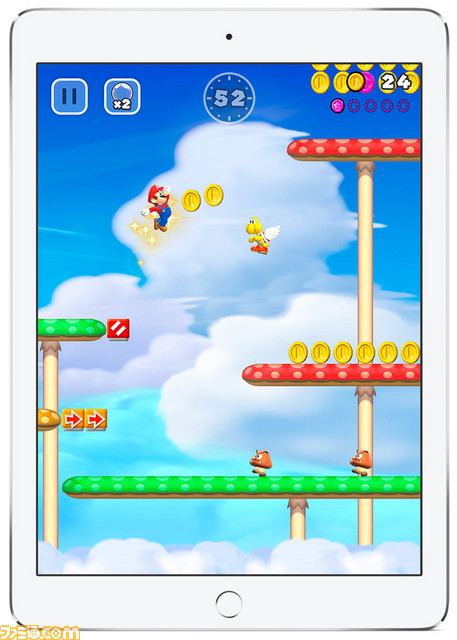 iPhone＆iPad向けアプリ『Super Mario Run（スーパーマリオ ラン）』12月15日配信が決定、一部プレイ無料で1200円で全モードをプレイ可能_05