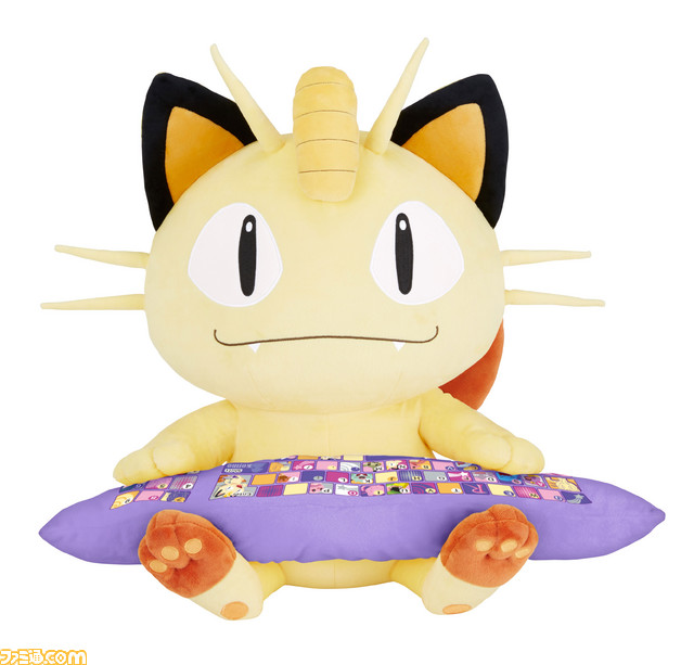 『ポケットモンスター』ニャースがPC作業をお手伝い！　ぬいぐるみ型PCクッションが登場_03