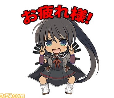 『閃乱カグラ』キャラクターたちがLINEスタンプに参乳！_11