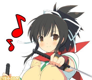 『閃乱カグラ』キャラクターたちがLINEスタンプに参乳！_01