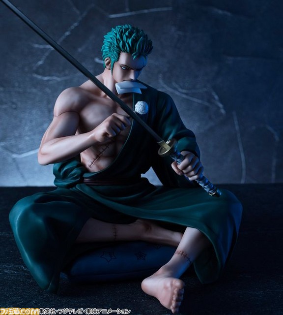 『ONE PIECE』の剣士・ゾロが、愛刀の手入れをする渋い姿でフィギュア化_10