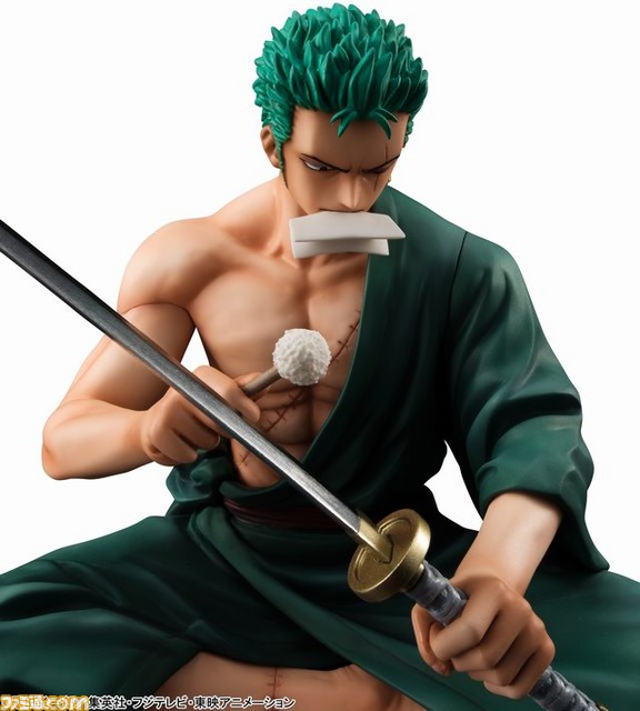 『ONE PIECE』の剣士・ゾロが、愛刀の手入れをする渋い姿でフィギュア化_08