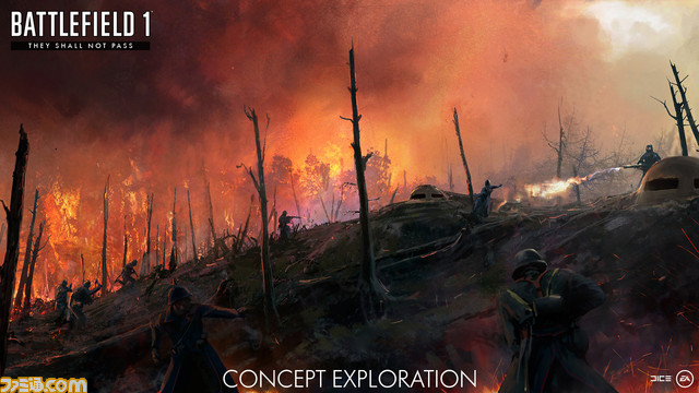 『バトルフィールド 1』フランス共和国軍などが登場する第1弾拡張パック『They Shall Not Pass』コンセプトアートが公開、新マップの姿をチェック_02