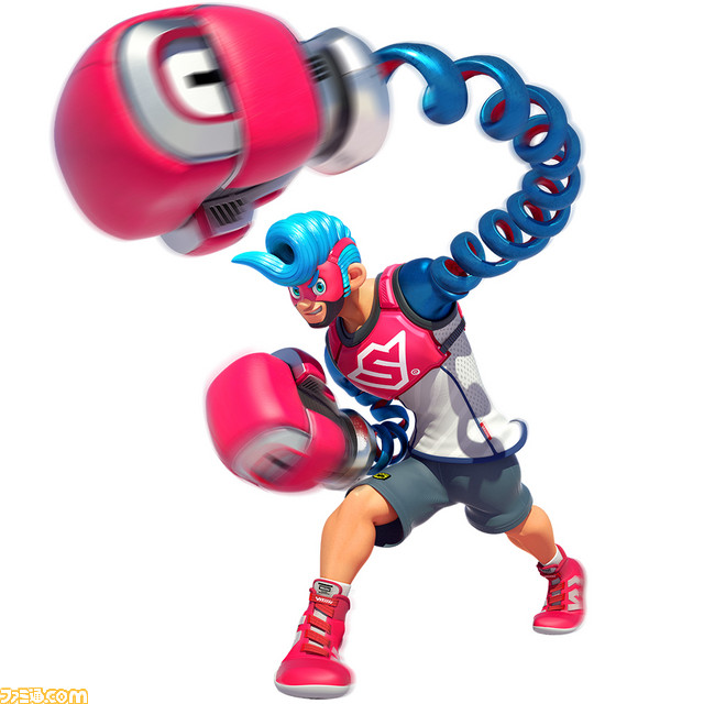 【画像・動画追加】両手にJoy-Conを持ち、キャラクターの伸びるウデを活かして戦う体感操作の格闘スポーツ『ARMS』、2017年春発売【Nintendo Switch プレゼンテーション】_20