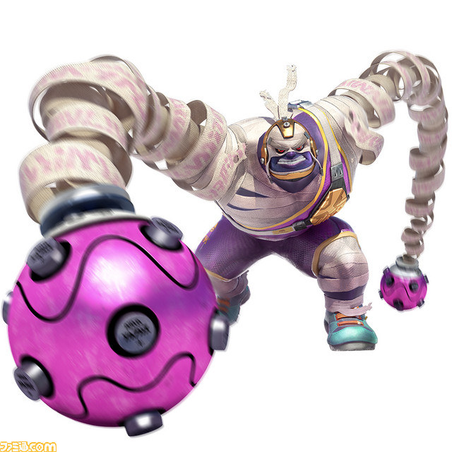 【画像・動画追加】両手にJoy-Conを持ち、キャラクターの伸びるウデを活かして戦う体感操作の格闘スポーツ『ARMS』、2017年春発売【Nintendo Switch プレゼンテーション】_23