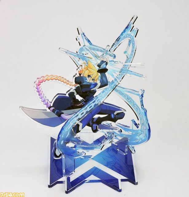 『蒼き雷霆ガンヴォルト 爪』主人公“ガンヴォルト”とライバルの少年“アキュラ”のアクリルフィギュアが登場_04