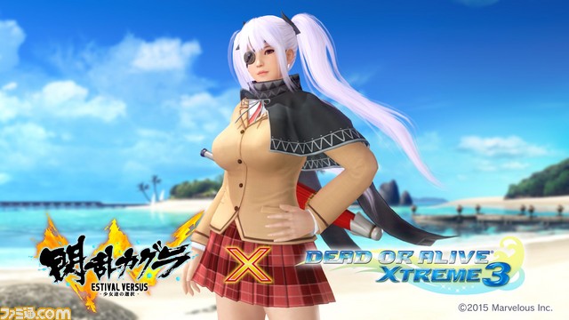 『デッド オア アライブ エクストリーム 3』で『閃乱カグラ』コラボ水着の第1弾が配信開始!_04