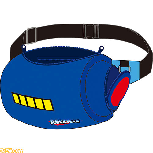 ロックマン』新作グッズ“E缶”型ポーチと“ロックバスター”型ショルダー