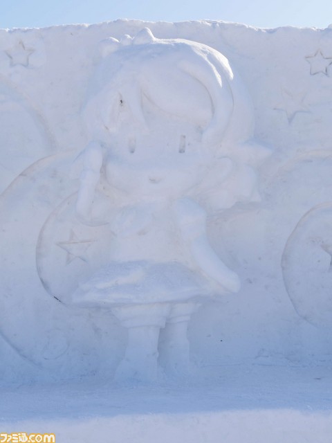 『FFVII』や『ラブライブ！サンシャイン!!』、雪ミクなど人気キャラの雪像が並んださっぽろ雪まつり_21