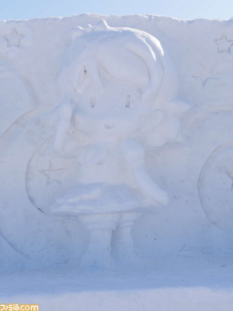 『FFVII』や『ラブライブ！サンシャイン!!』、雪ミクなど人気キャラの雪像が並んださっぽろ雪まつり_21